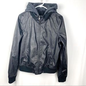 Garage Faux Leather Jacket